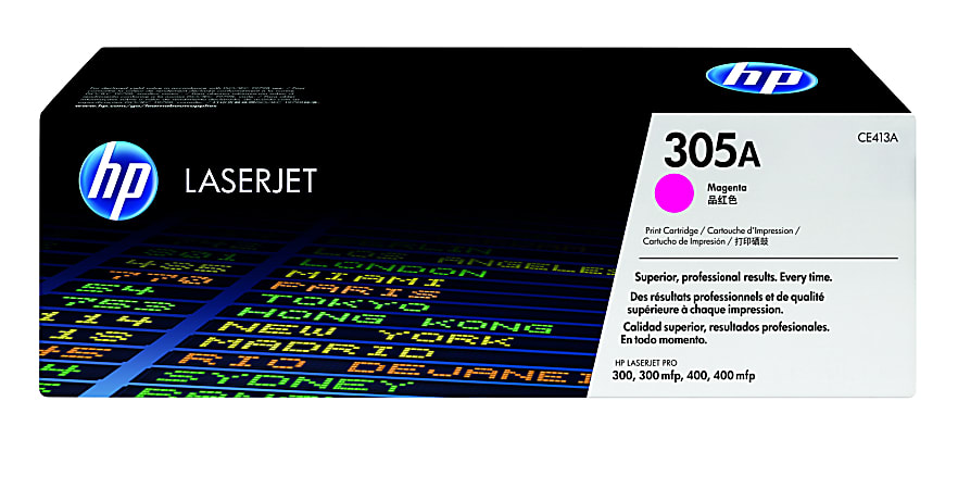 HP 305A Magenta Toner Cartridge, CE413A