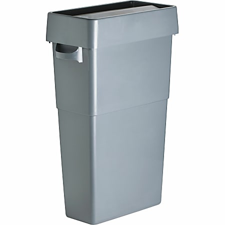 Genuine Joe Space Saving Waste Container 23 Gallons 30 x 16 34 x 9