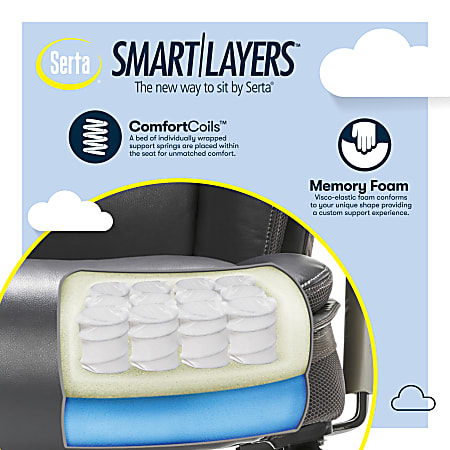 Serta smart layers jennings shop big & tall chair