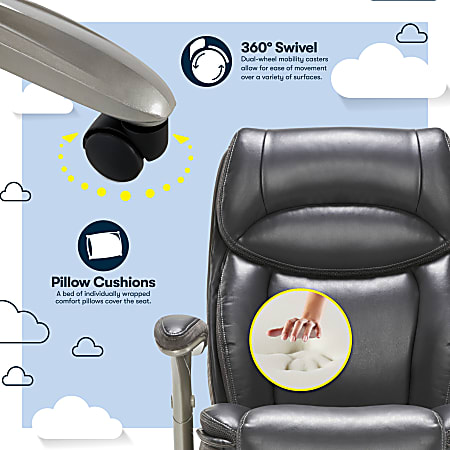 Serta smart layers jennings executive big top & tall chair