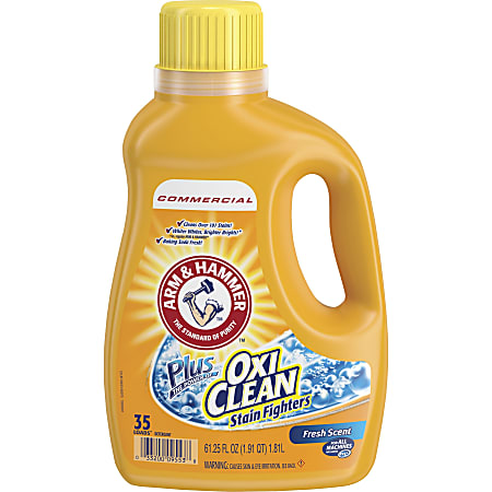 OxiClean Liquid Detergent - Liquid - 61.3 fl oz (1.9 quart) - Fresh Scent - 1 Each - Orange