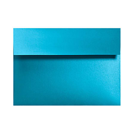 LUX Invitation Envelopes, A2, Gummed Seal, Trendy Teal, Pack Of 50