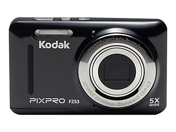 Kodak PIXPRO Friendly Zoom FZ53-BK 16MP Digital Camera with 5X Optical Zoom  and 2.7 LCD Screen (Black)