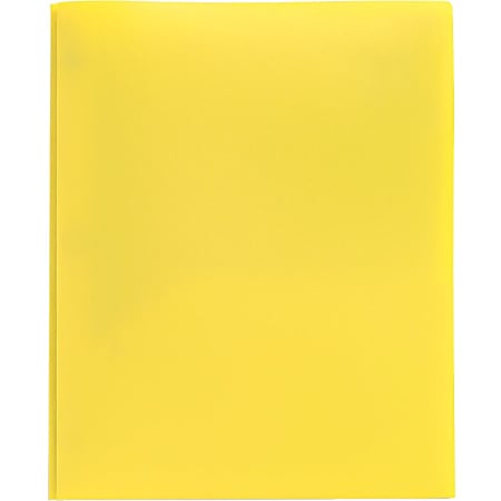 Office Depot Brand 2 Pocket School Grade Paper Folder Letter Size Yellow -  Office Depot