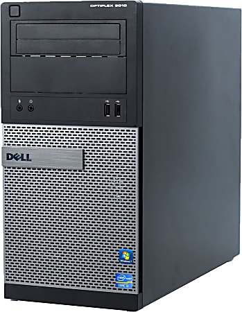 Dell™ Optiplex 3010 Tower Refurbished Desktop PC, Intel® i7, 8GB Memory, 256GB Solid State Drive, Windows® 10 Pro