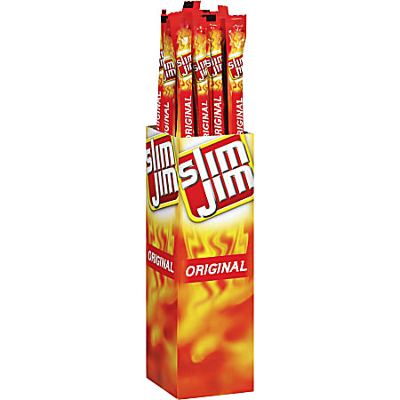 Giant Slim Jim Snacks 0.97 Oz Pack Of 24 - Office Depot