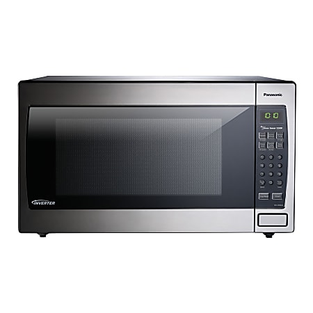 Panasonic® Genius Sensor 2.2 Cu Ft Countertop Microwave, Stainless Steel
