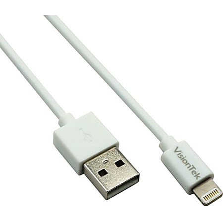 VisionTek Lightning to USB 1 Meter MFI Cable