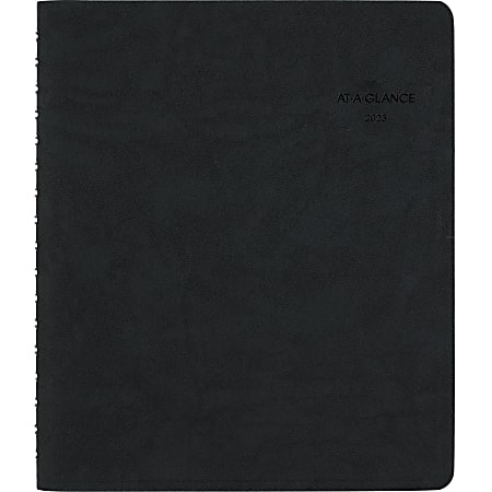 AT-A-GLANCE The Action Planner 2023 RY Daily Appointment Book Planner, Black, Medium, 6 1/2" x 8 3/4"