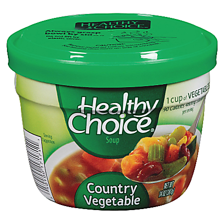 Healthy Choice Soup, Country Vegetable, 14 Oz, Carton Of 12