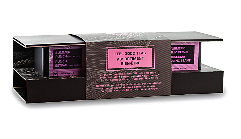Tea Squared Feel Good Tea Gift Set, Multicolor, Set Of 12 Tea Flavors