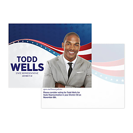 Custom Full-Color Postcards, Printed 2 Sides, 16pt, White Matte, 8-1/2" x 11", Box Of 50 Postcards