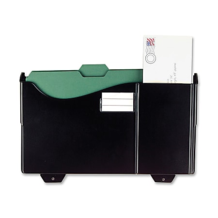OIC® Grande Central Filing System Add-On Pocket, Black