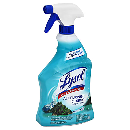 Lysol® Disinfectant All-Purpose Cleaner, Fresh Mountain Scent, 32 Oz Bottle