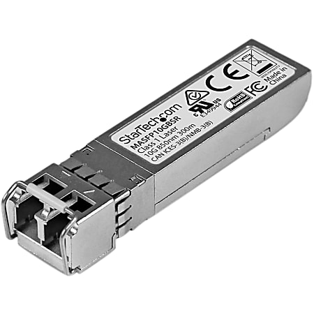 StarTech.com Cisco Meraki MA-SFP-10GB-SR Compatible SFP+ Module - 10GBASE-SR Fiber Optical SFP Transceiver - Lifetime Warranty - 10 Gbps - Maximum Transfer Distance: 300 m (984ft)