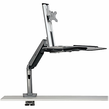 Tripp Lite WorkWise Desk-Mounted Workstation, Single Display - plastic, steel - black - screen size: 13"-32" - desktop