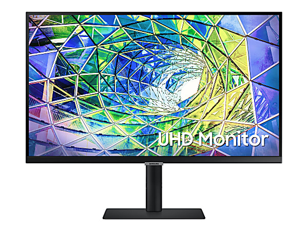 Samsung S27A804UJN LED monitor 27 3840 x 2160 4K 60 Hz IPS 300 cdmandsup2 10001 HDR10 5 ms HDMI DisplayPort USB C black Office Depot