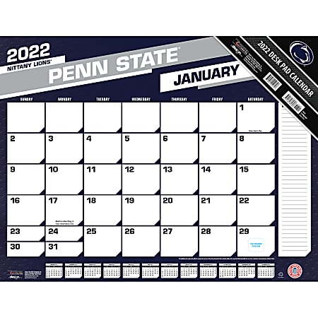 Penn State Christmas Break 2022 Lang Monthly Calendar Penn State 2022 - Office Depot