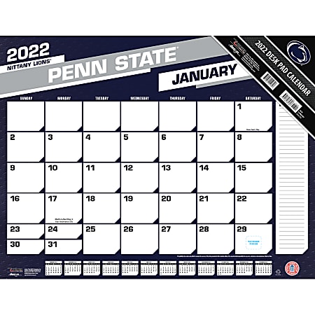 Penn State Calendar 2022 Lang Monthly Calendar Penn State 2022 - Office Depot