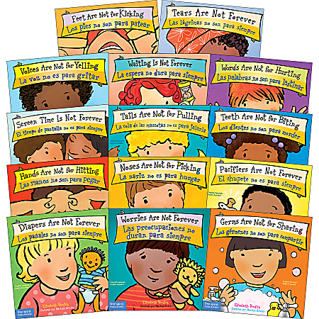 Free Spirit Publishing Best Behavior Bilingual Book Set, Set Of 14 Books
