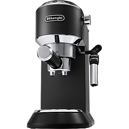 DeLonghi Dedica Style EC 685.BK Drip - 1300 W - 15 bar - 1.16 quart - Black, Flat White - Stainless Steel Body