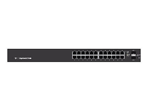 Ubiquiti EdgeSwitch ES-24-LITE - Switch - L3 - managed - 24 x 10/100/1000 + 2 x Gigabit SFP - rack-mountable