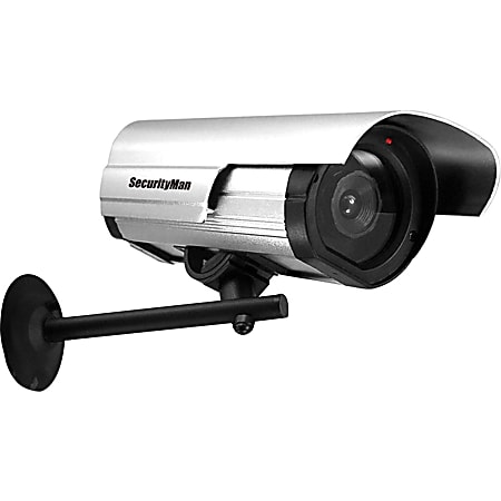 SecurityMan Dummy Outdoor/Indoor Camera with LED - Flash LED - Weather Resistant - For Indoor, Outdoor