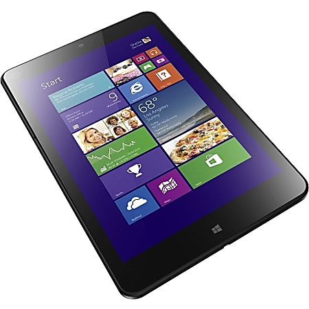 Lenovo ThinkPad 8 20BQ0012US Tablet - 8.3" - 2 GB LPDDR3 - Intel Atom Z3770 Quad-core (4 Core) 1.46 GHz - 128 GB - Windows 8.1 Pro 32-bit - 1920 x 1200 - In-plane Switching (IPS) Technology - Black