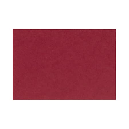 LUX Flat Cards, A1, 3 1/2" x 4 7/8", Garnet Red, Pack Of 500