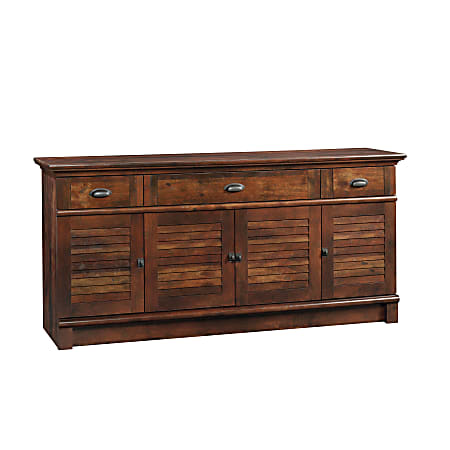 Sauder® Harbor View Credenza For 70" TVs, Curado Cherry