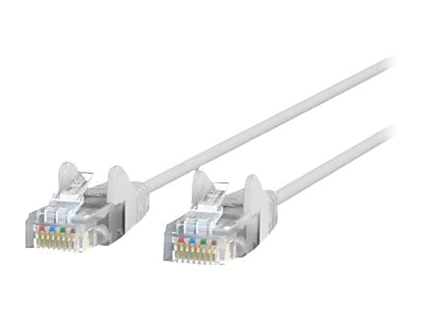 Belkin CAT6 Slim Gigabit Snagless UTP Ethernet Cable - 1 ft Category 6 Network Cable  - CE001B01WHTS