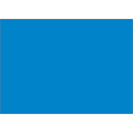 Tape Logic® Write™On Inventory Labels, DL639C, Rectangle, 5" x 7", Light Blue, Roll Of 500