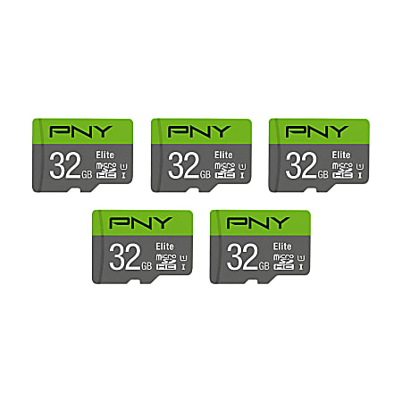 PNY 64GB Elite X Class 10 U3 V30 microSDXC Flash Memory Card - Office Depot