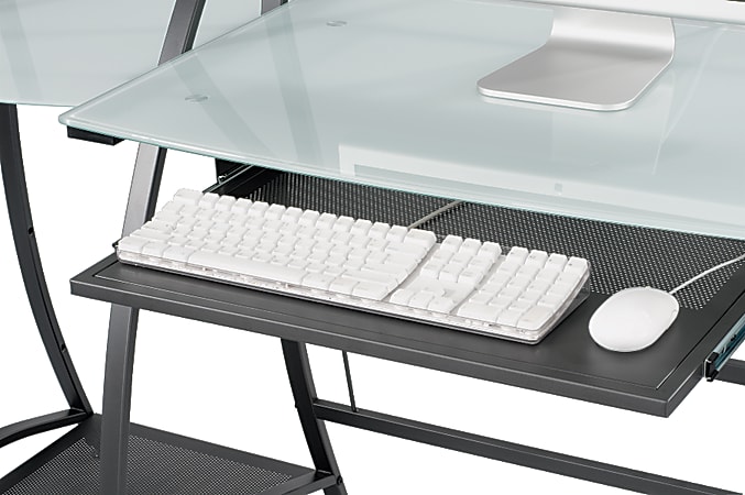 Safco® Xpressions Computer Workstation Keyboard Tray, 23 1/2"W x 15 1/4"D, Black, SAF1940BL