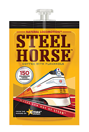 FLAVIA® Coffee ALTERRA® Steelhorse, Single-Serve Freshpacks, 0.25 Oz, Carton Of 80