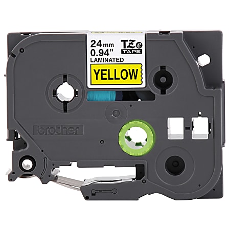 Brother® TZe-651 Black-On-Yellow Tape, 1" x 26.2&#x27;