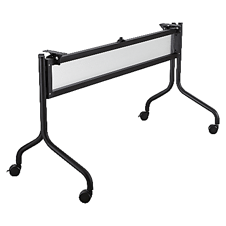 Safco Impromptu Mobile Training Table Base, For 60"W And 72"W Tabletops, Black