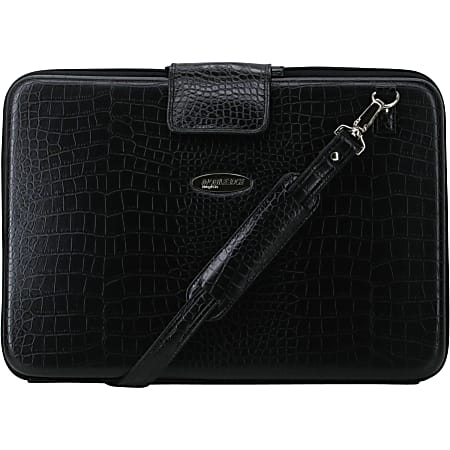 Mobile Edge Large Faux-Croc Portfolios - Top-loading - EVA (Ethylene Vinyl Acetate) - Black