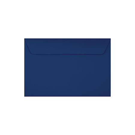 LUX Booklet 6" x 9" Envelopes, Gummed Seal, Navy, Pack Of 500