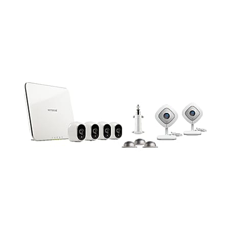 Arlo Smart Security System With 4 Arlo And 2 Arlo Q Cameras (VMK3500)