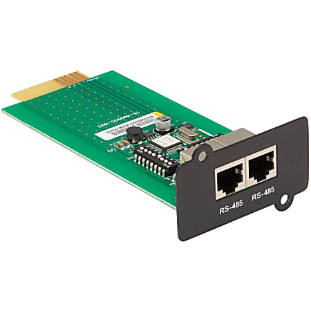 Tripp Lite Programmable RS-485 Management Accessory Card for Select 3-Phase UPS Systems - Remote management adapter - RS-485 x 2