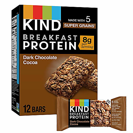 KIND Breakfast Protein Bars - Gluten-free, Dairy-free, Peanut-free, Low Sodium - Almond Butter - 1.76 oz - 6 / Box