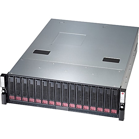 Supermicro SuperStorage Bridge Bay NAS Server - 2 Nodes - 2 x Intel Xeon E5-2403 v2 Quad-core 1.80 GHz - 16 x HDD Supported - 8 x HDD Installed - 32 TB Installed HDD Capacity (8 x 4TB) - 1 Boot Drive(s) - 32 GB RAM DDR3 SDRAM