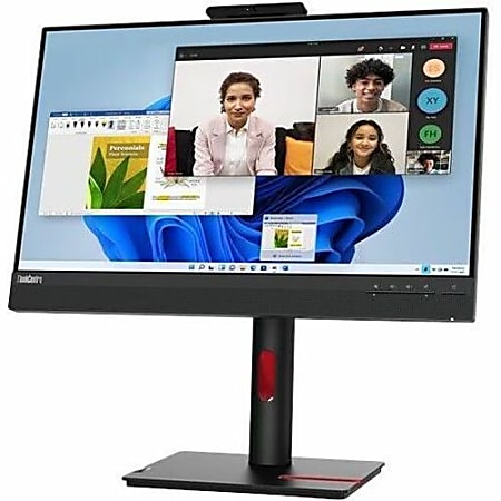 Lenovo ThinkCentre Tiny-In-One 24 Gen 5 24" Class Webcam Full HD LED Monitor - 16:9 - Black - 23.8" Viewable - 12NAGAR1US