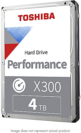 Toshiba X300 Performance Internal Hard Drive, 4TB, Silver