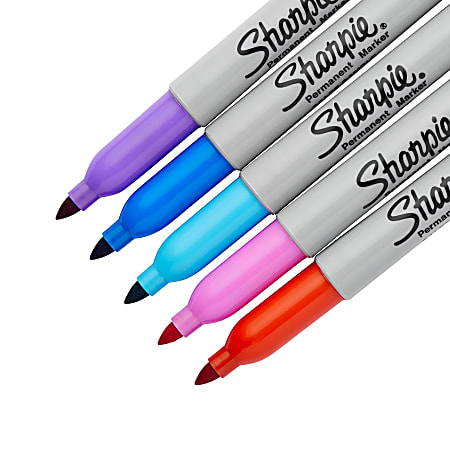 Sharpie Electro Pop Permanent Markers, Ultra Fine Point, Assorted