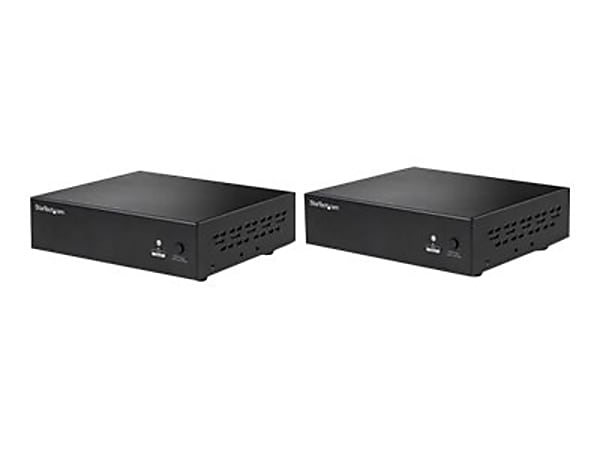 StarTech.com Dual HDMI over CAT6 Extender - 1080p over CAT6 or CAT5 - Extend dual source HDMI video over CAT6 to distances up to 295 ft. (90m) over a single CAT6 cable - 1080p HDMI extender transmits two separate HDMI sources to two remote displays