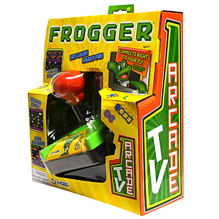 MSI Entertainment Plug N Play TV Arcade Frogger Yellow - Office Depot