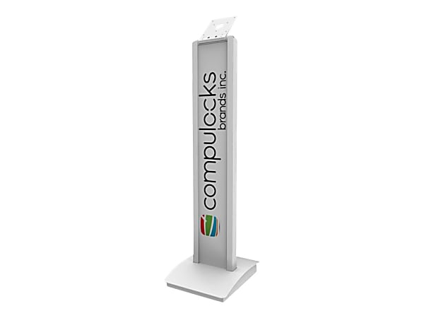 MacLocks Compulocks VESA Brandable Floor Stand  Stand  for tablet  aluminum  white  floor standing
