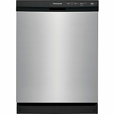 Frigidaire 24'' Built-In Dishwasher - 24" - Built-in - 14 Place Settings - 6 gal Capacity - 3 Programmes - Direct Feed Wash System - 60 dB(A) - Stainless Steel